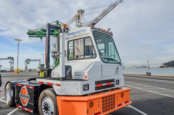 California wants to accelerate the shift to zero-emission equipment at its ports